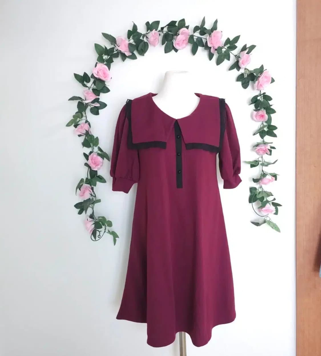 앙크루즈 레드원피스 상품이미지1