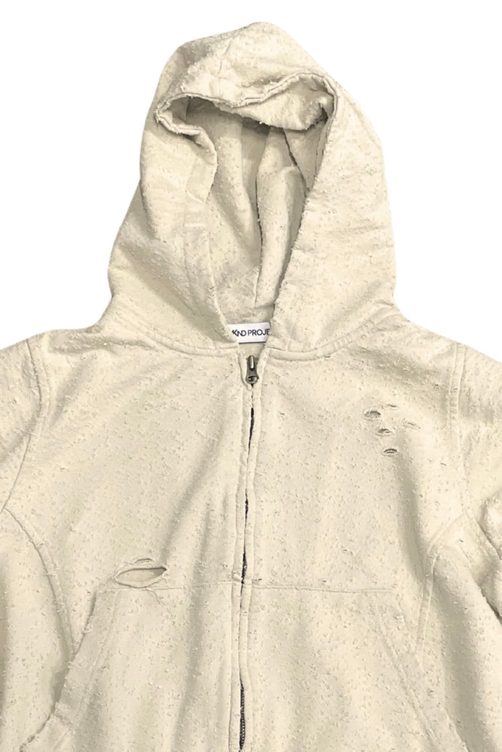 wknd project 데미지 투웨이 후드 상품이미지6