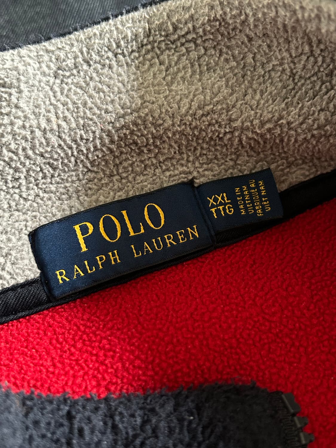 폴로랄프로렌 스펠 아웃 아치 로고 쿼터집 풀오버 플리스 상품이미지6