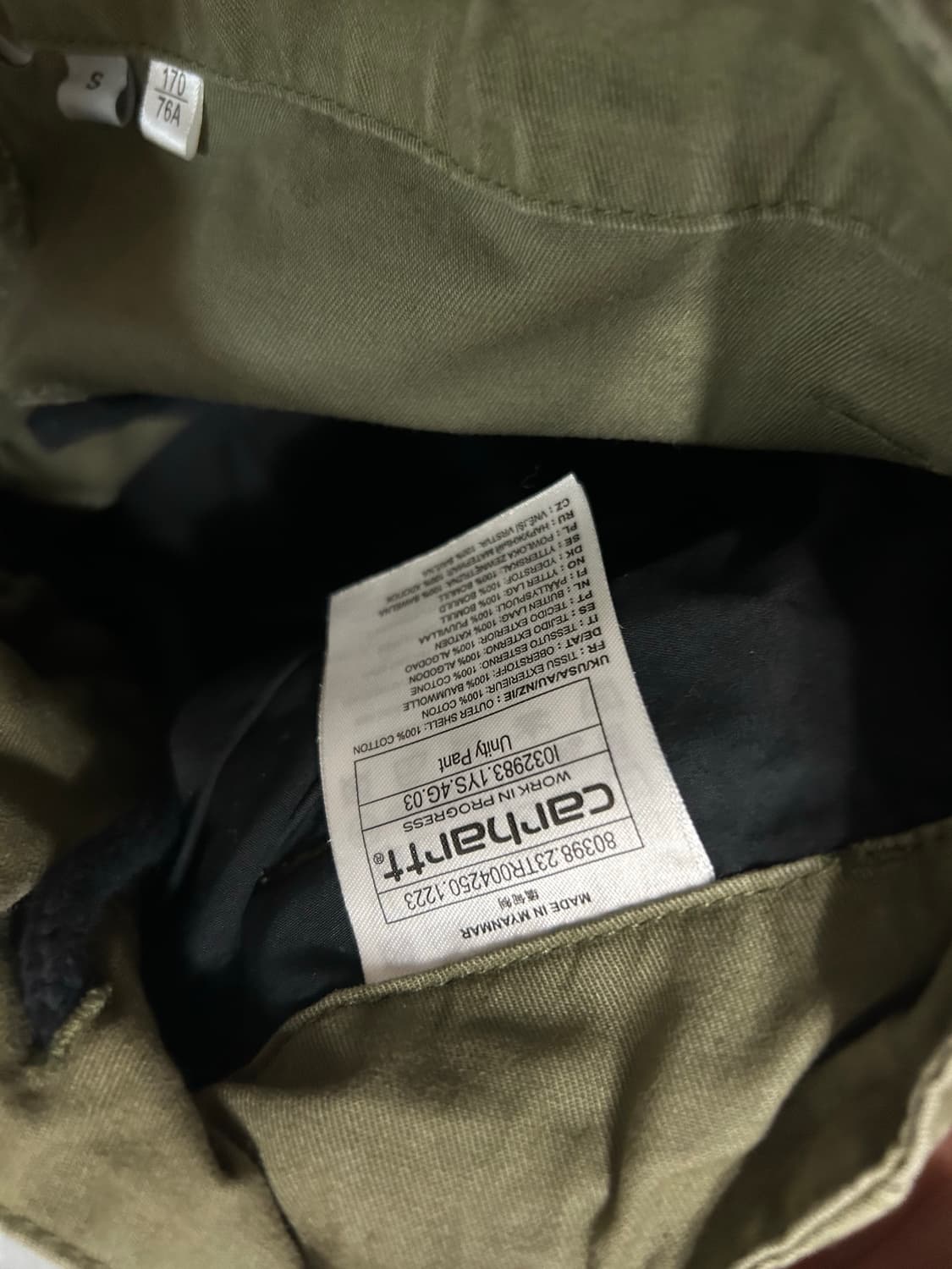 칼하트 바지 남성 S 상품이미지4