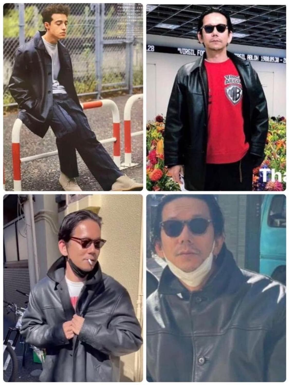 올드 갭 old gap 레더 카코트 블랙 M  상품이미지2