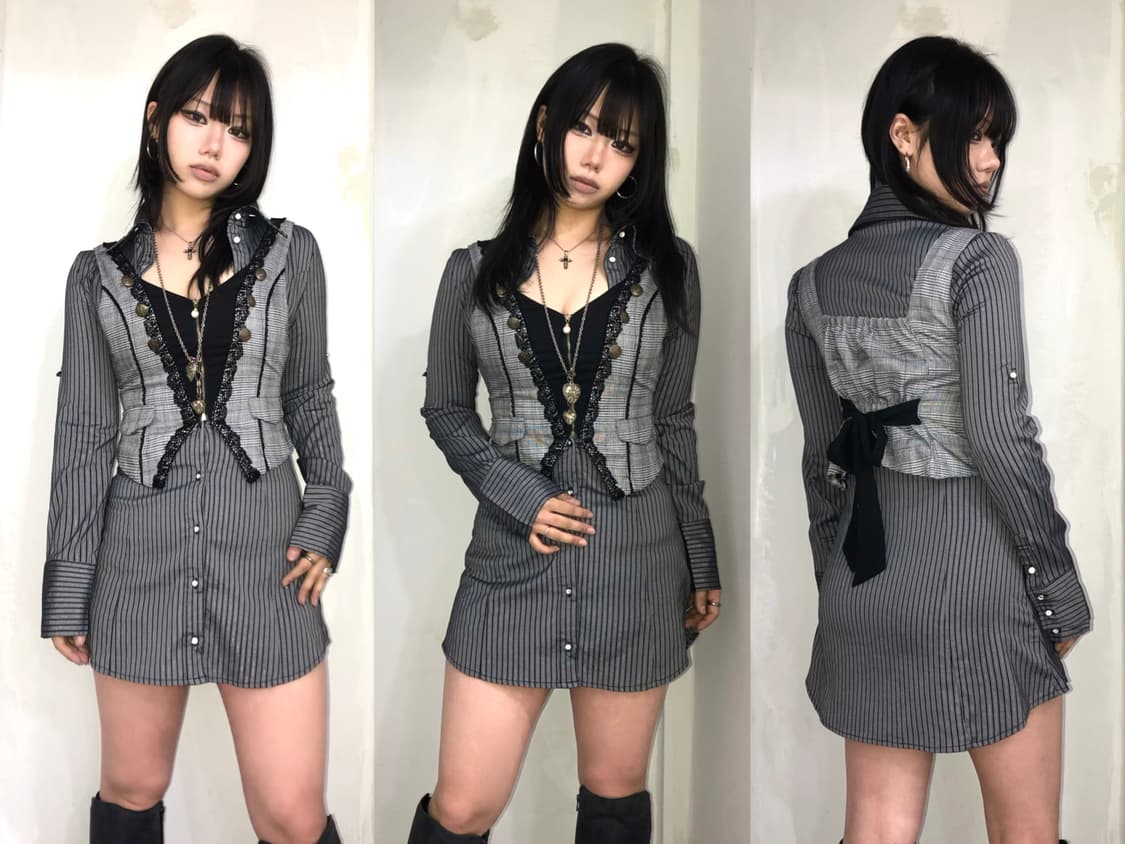 navy dollish antique gal set /DOHC,엑시즈팜 상품이미지4