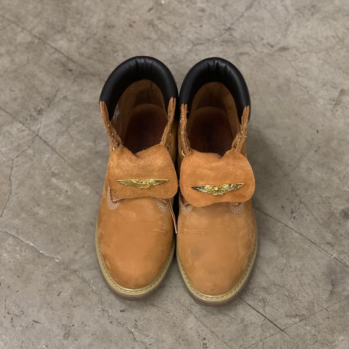 팀버랜드맛 호킨스 부츠275 + 금장 브로치세트 상품이미지4