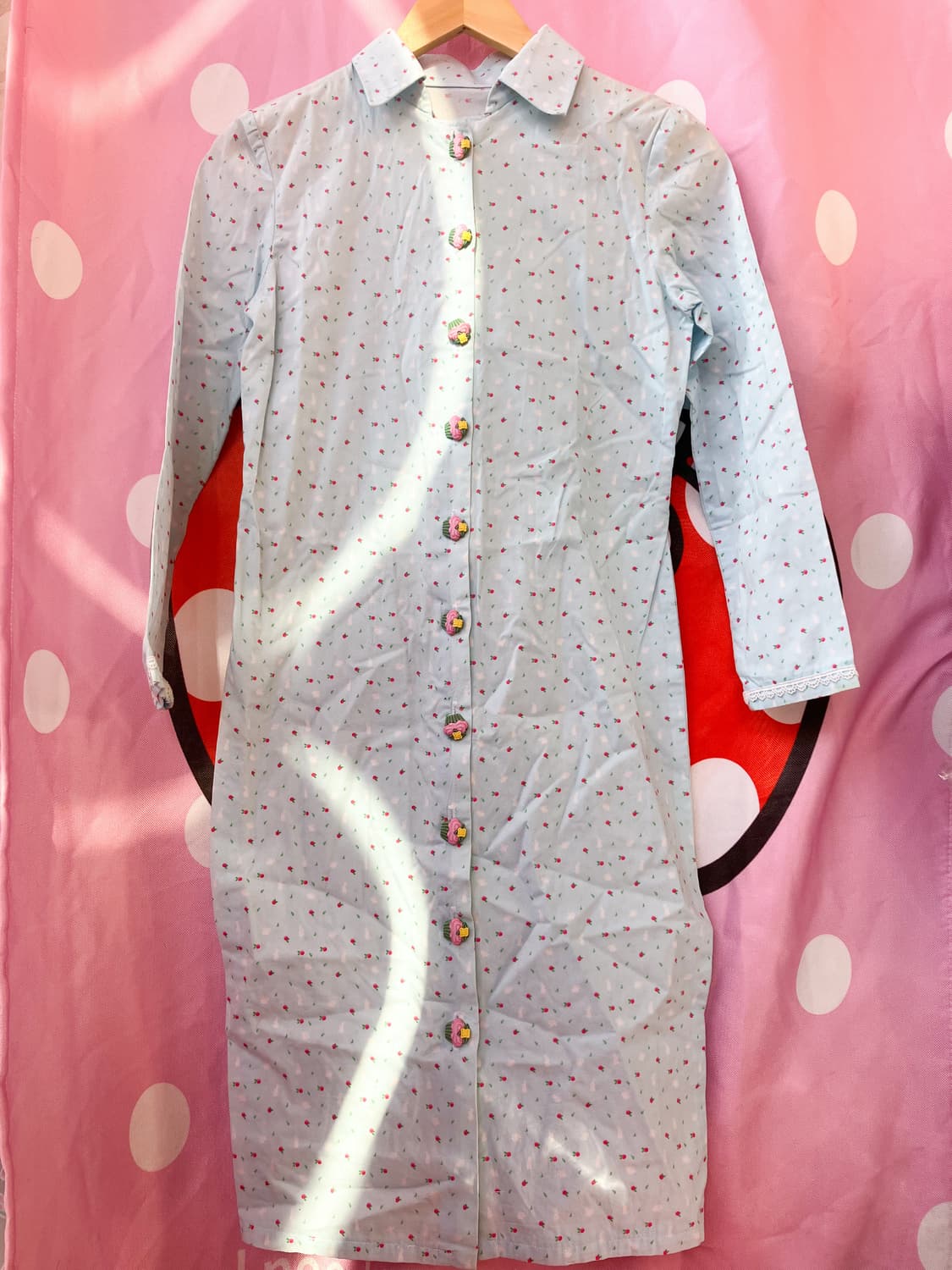 jpn 컵케이크 버튼 원피스 상품이미지1