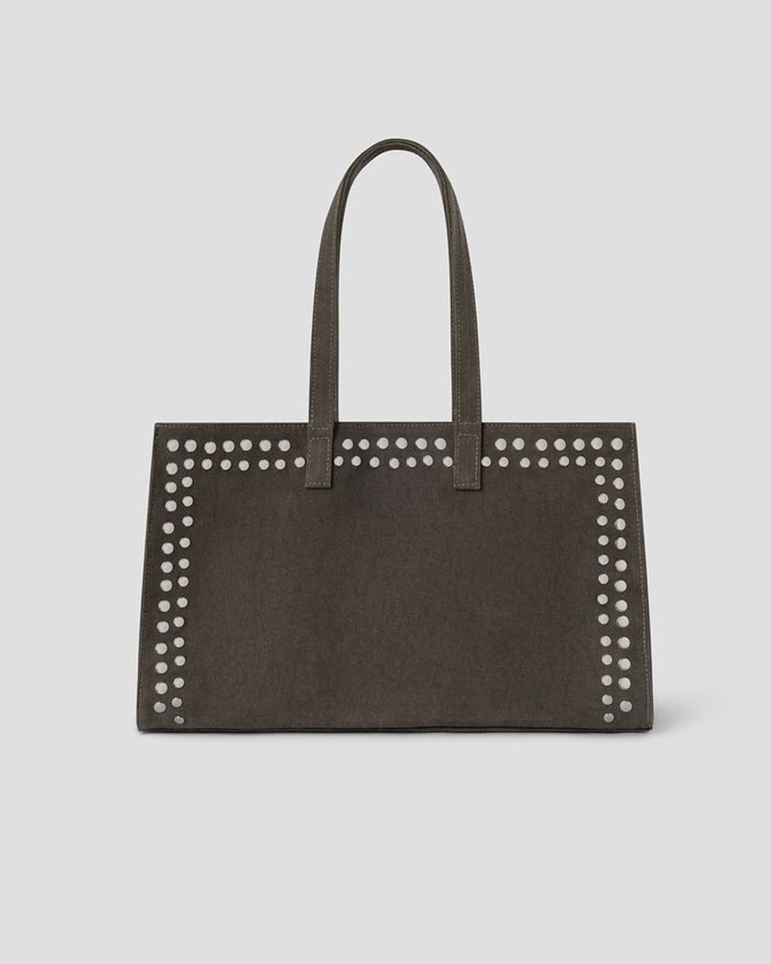 기마구아스 Midi Shopper 스터드 미디 쇼퍼백/그레이 상품이미지6