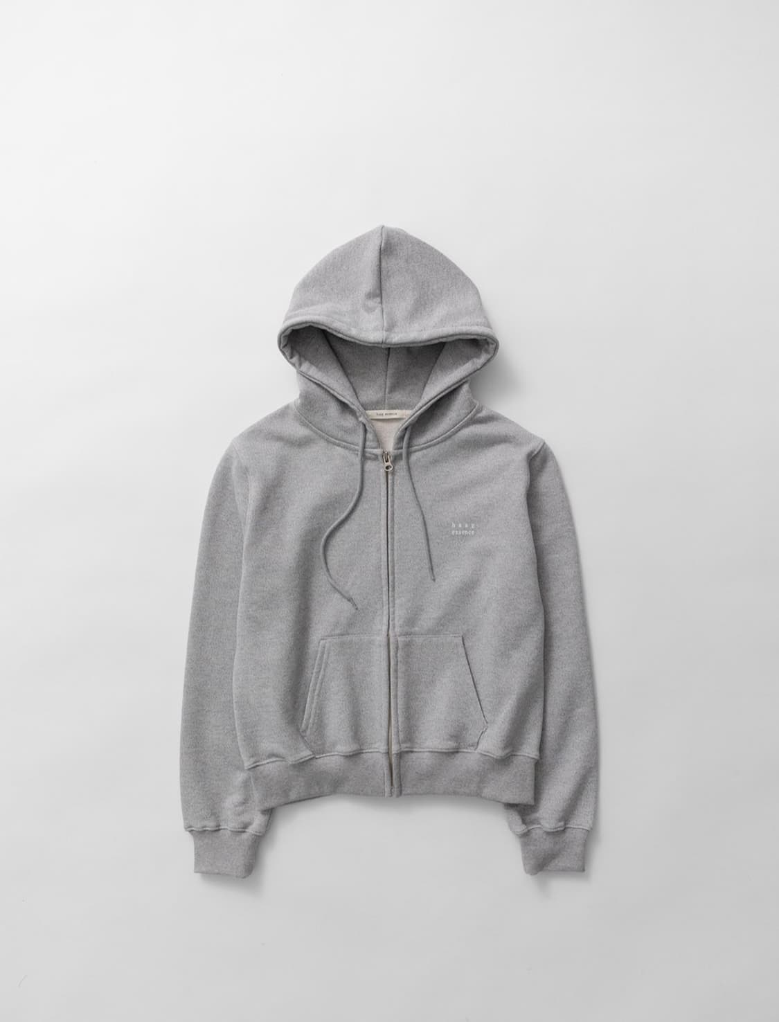 헤이그 에센스 base hoodie zip-up (grey) 상품이미지2