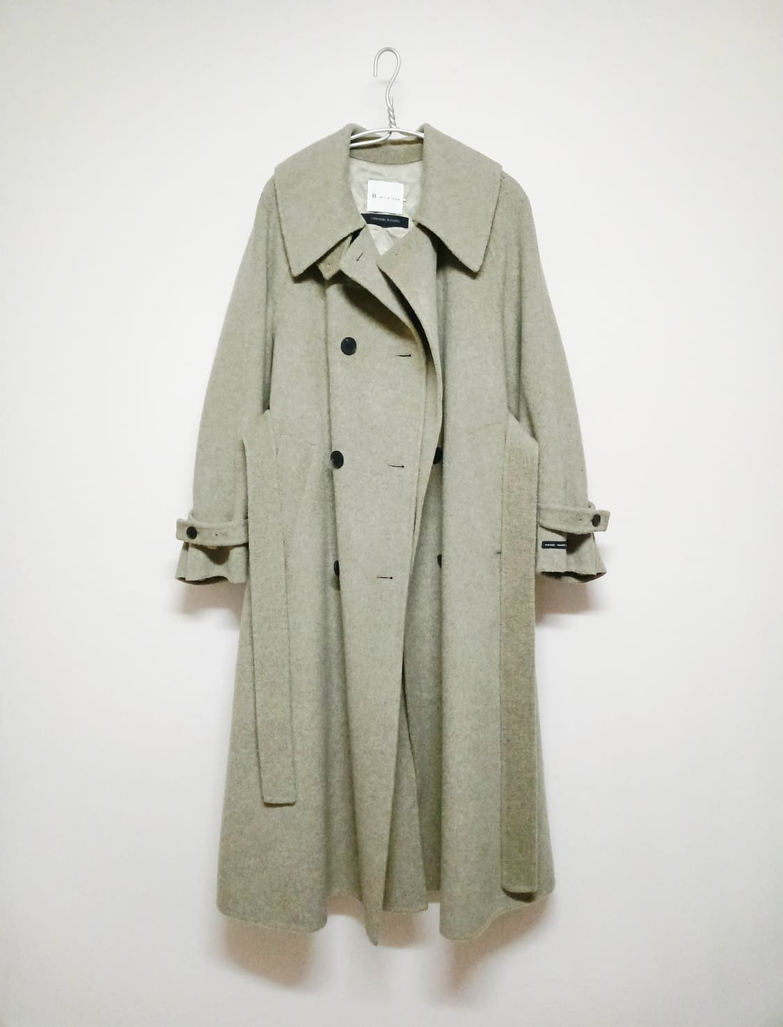 잇미샤 it MICHAA 캐시미어혼방 더블 패딩 코트 상품이미지2