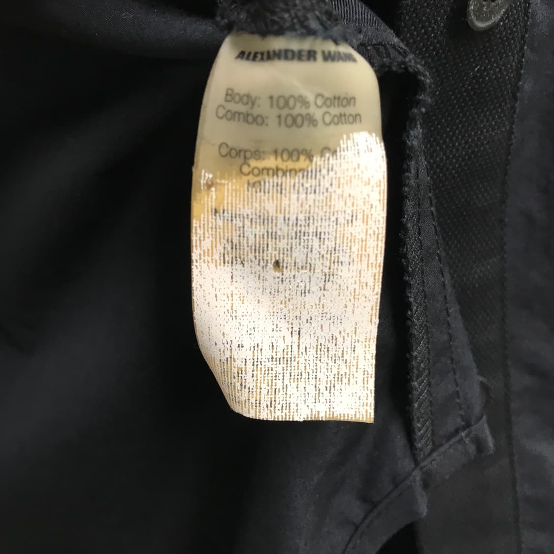 알렉산더왕 블랙 셔츠 S(W) 상품이미지6