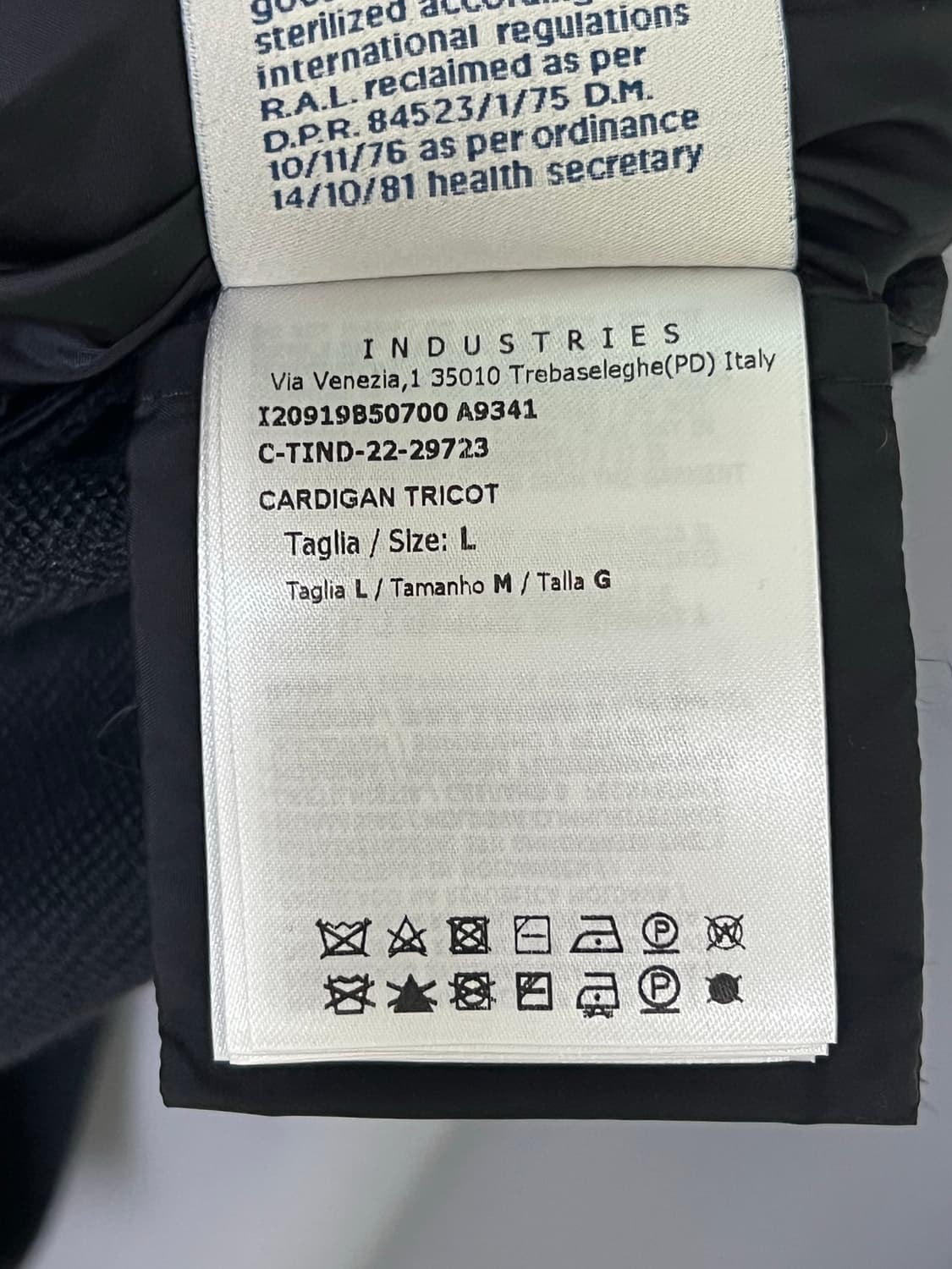 [정품] 23FW / L 몽클레어 니트패딩 블랙 상품이미지3