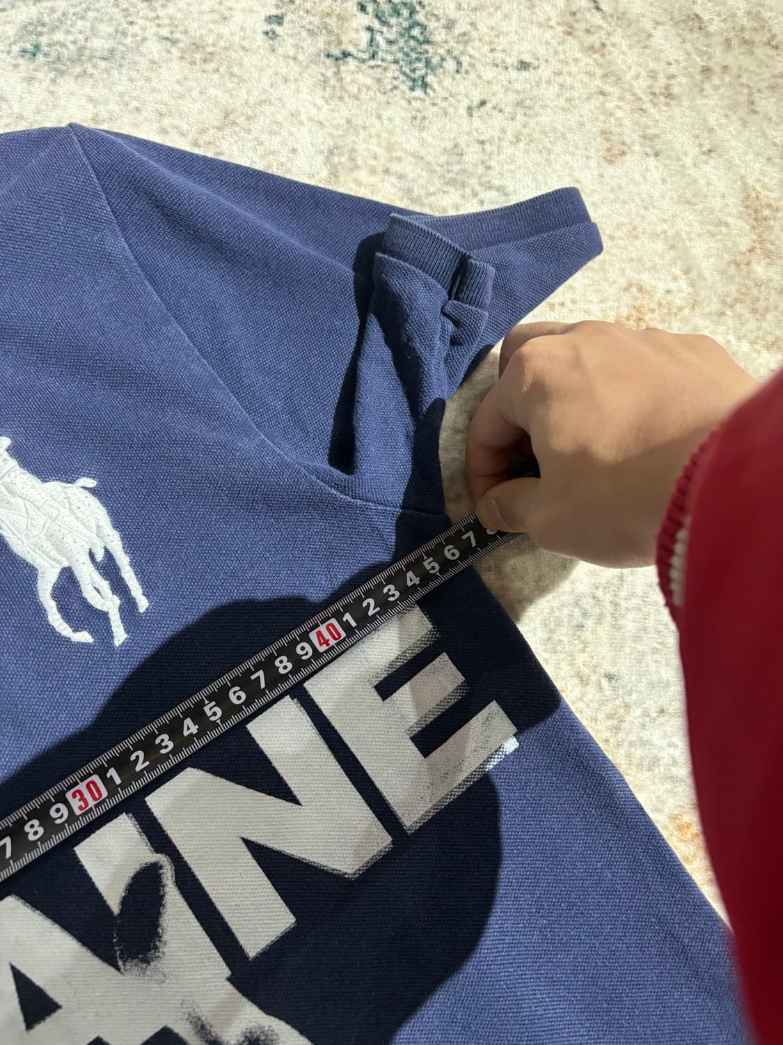 폴로 빅포니 La Haine 커스텀 카라 반팔티셔츠 상품이미지7