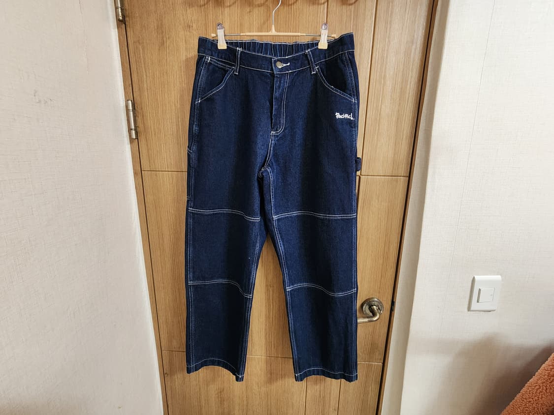 (M)오션퍼시픽 남녀공용 뒷밴딩 데님 팬츠 상품이미지1