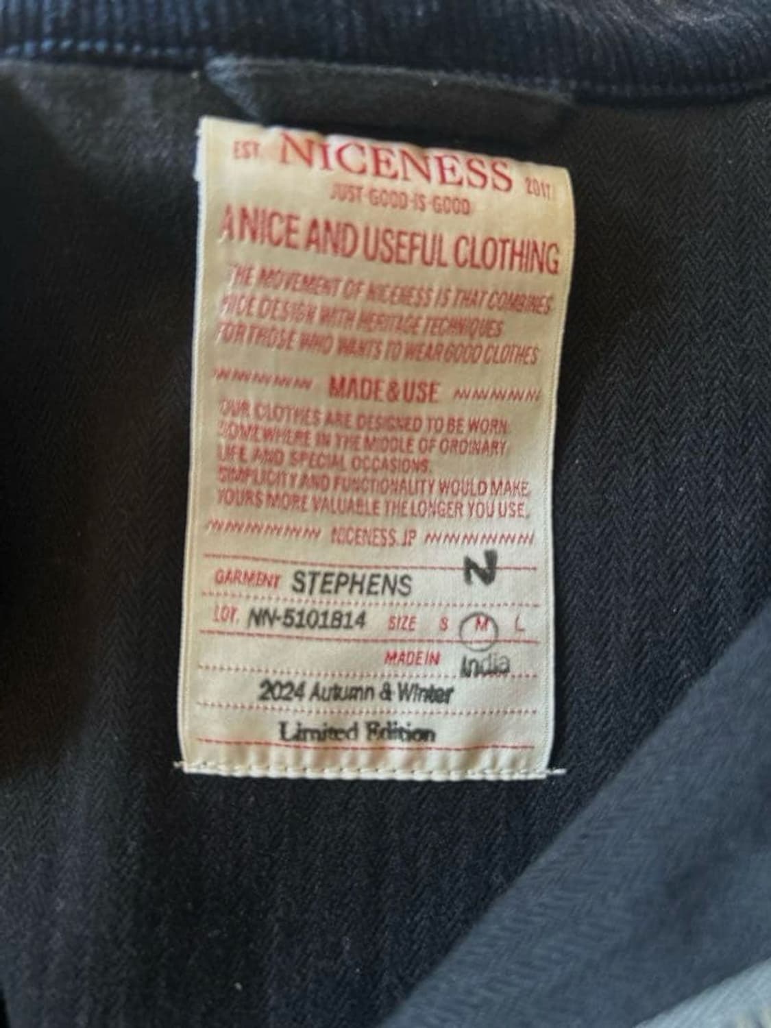 24fw STEPHENS INDIAN jkt 상품이미지5