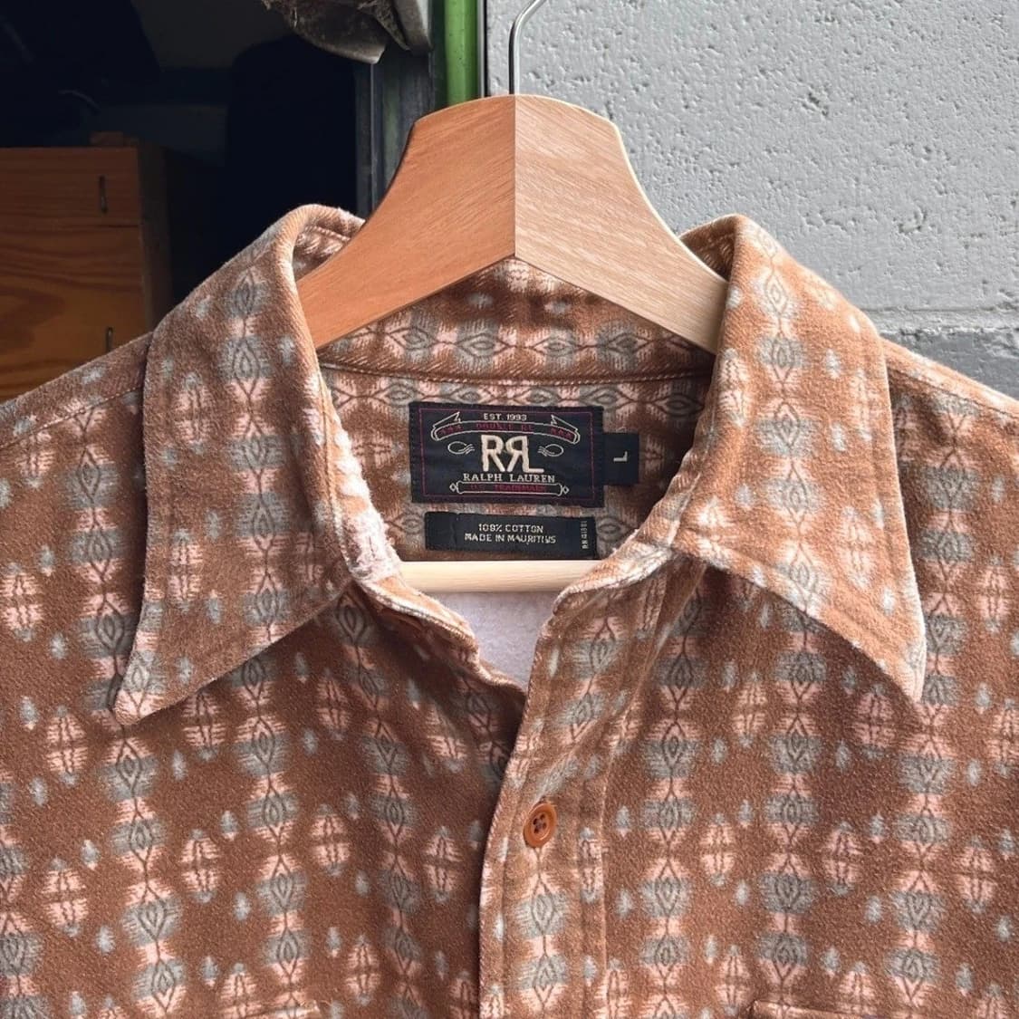 RRL 더블알엘 인디안 사우스웨스트 워크 셔츠 상품이미지2