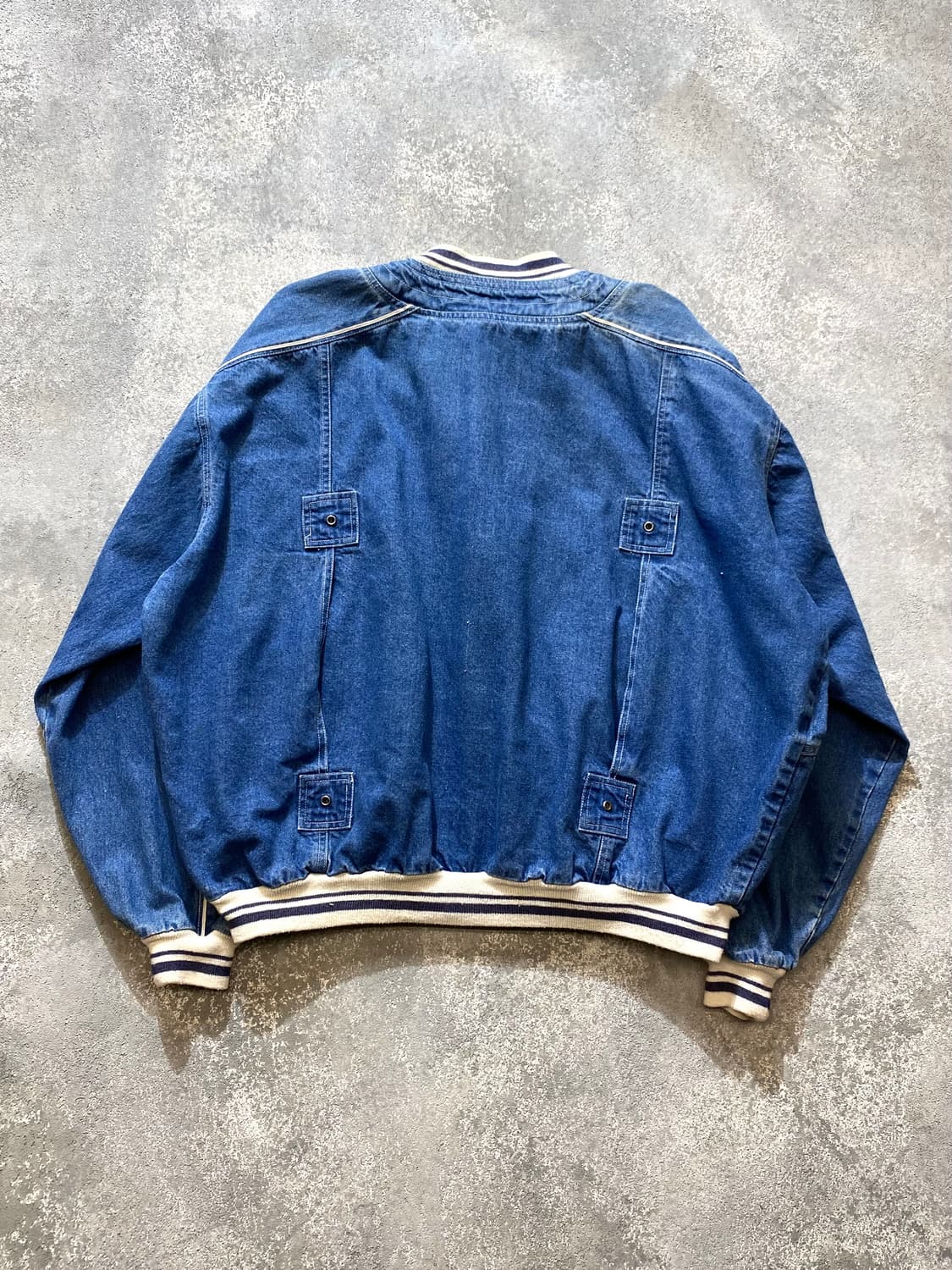[F] 90s Vintage 빈티지 데님 집업 봄버자켓 상품이미지6