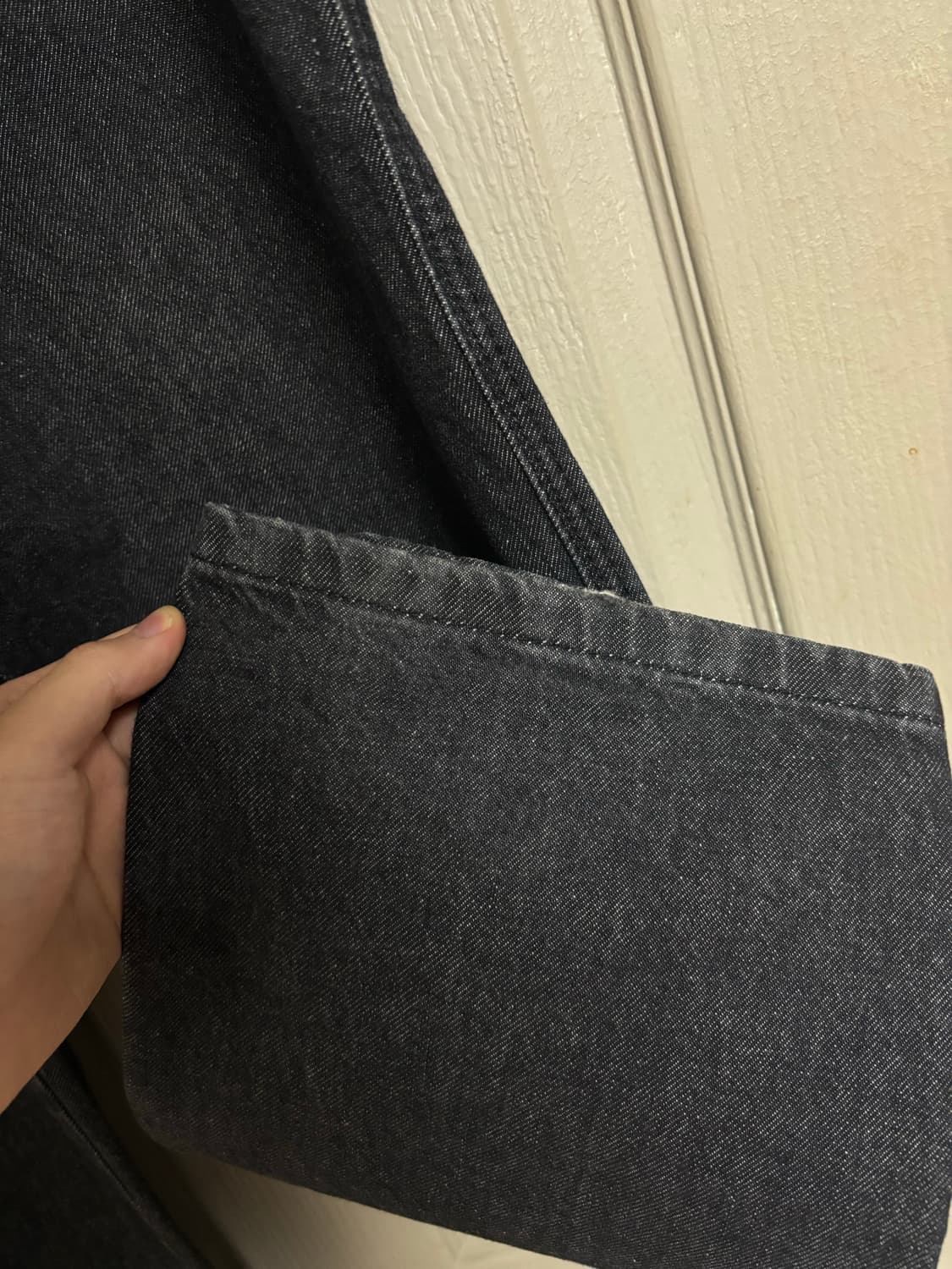 데우스엑스 마키나 흑청 블랙 데님 상품이미지3