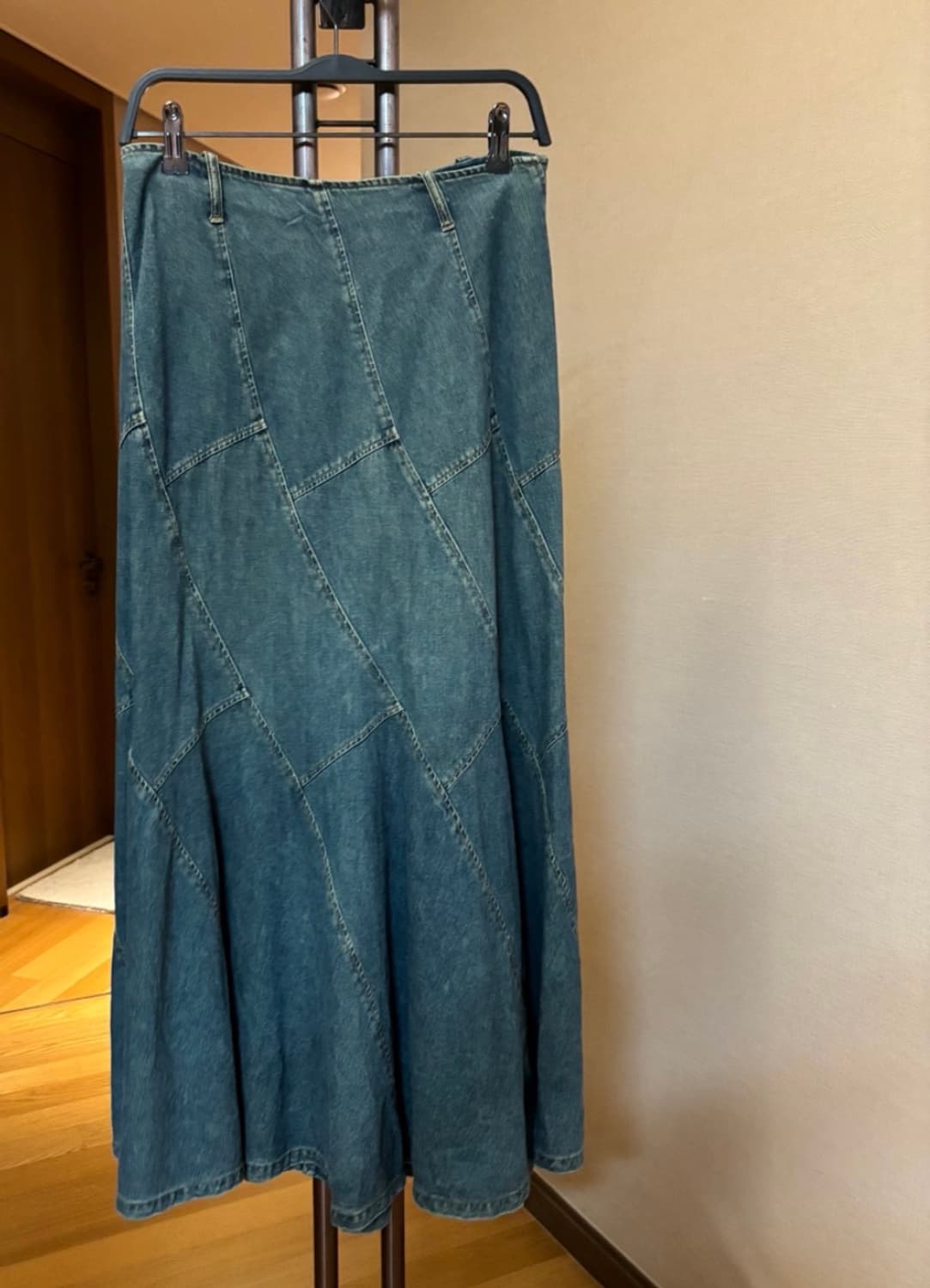 빈티지 데님 롱스커트 상품이미지2