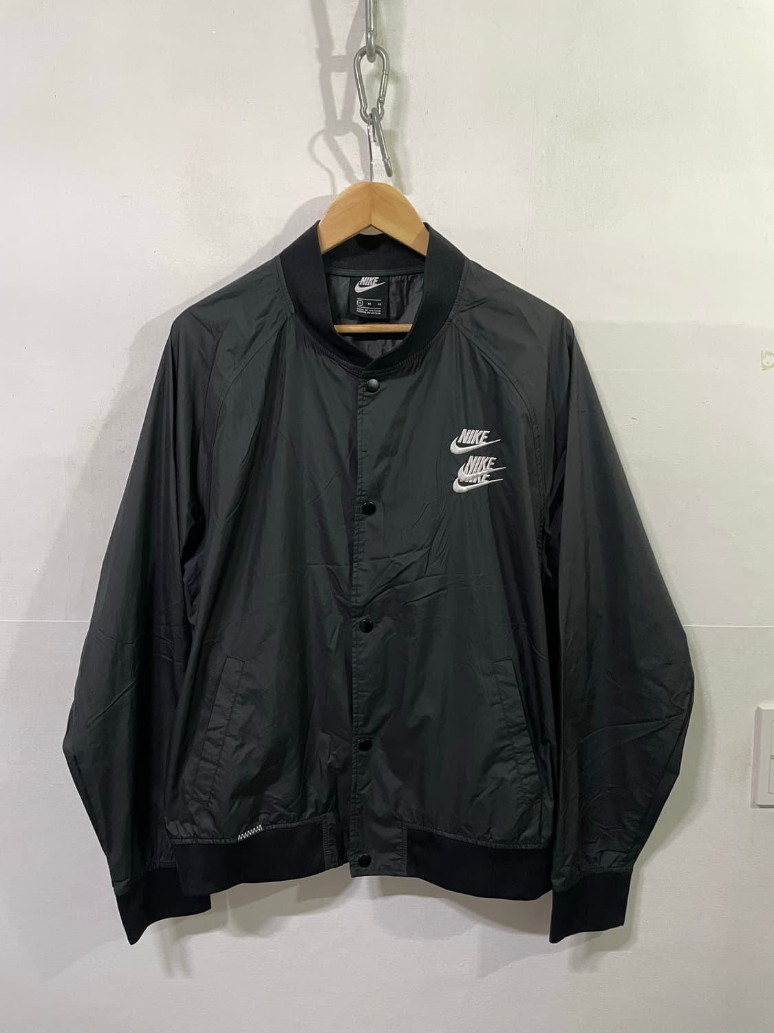 나이키 월드투어 경량 봄버 블루종 자켓 105 사이즈 나이키 바람막이 상품이미지2