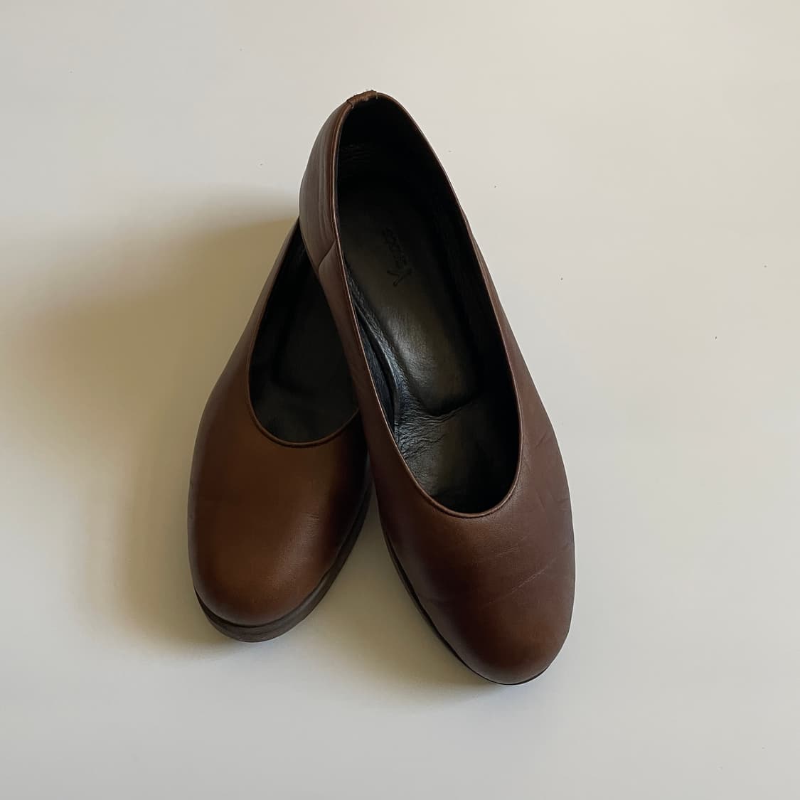 Y's 요지야마모토 브라운 플랫슈즈 상품이미지2