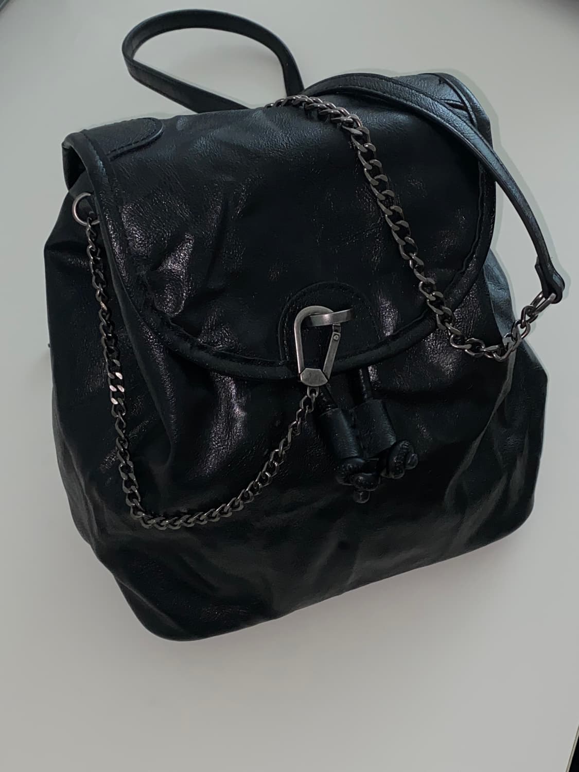 자라 레더 백팩 상품이미지4