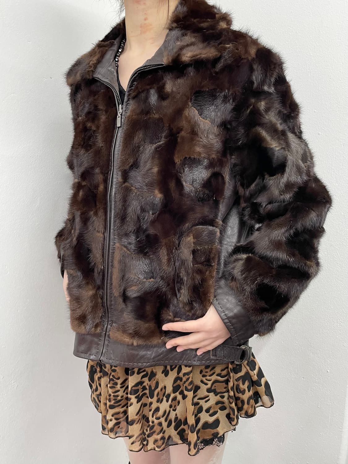 밍크 양가죽 퍼자켓  상품이미지1