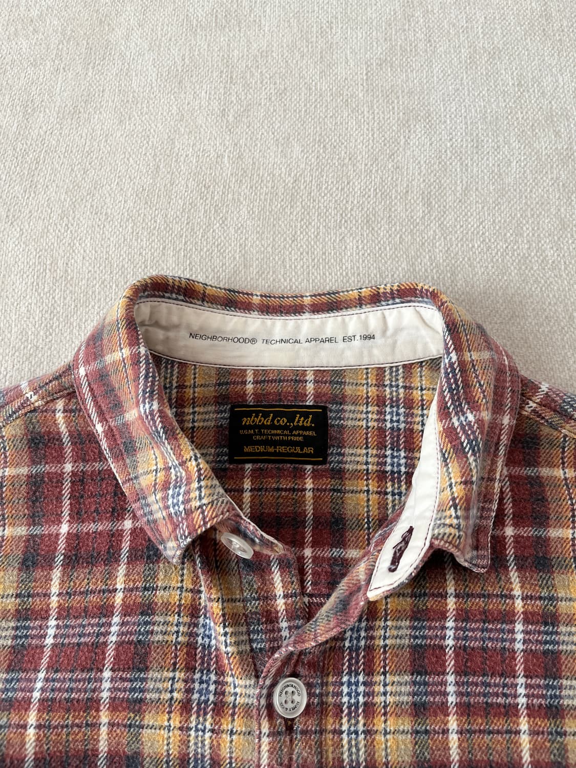 네이버후드 12fw 럼버 셔츠 상품이미지3