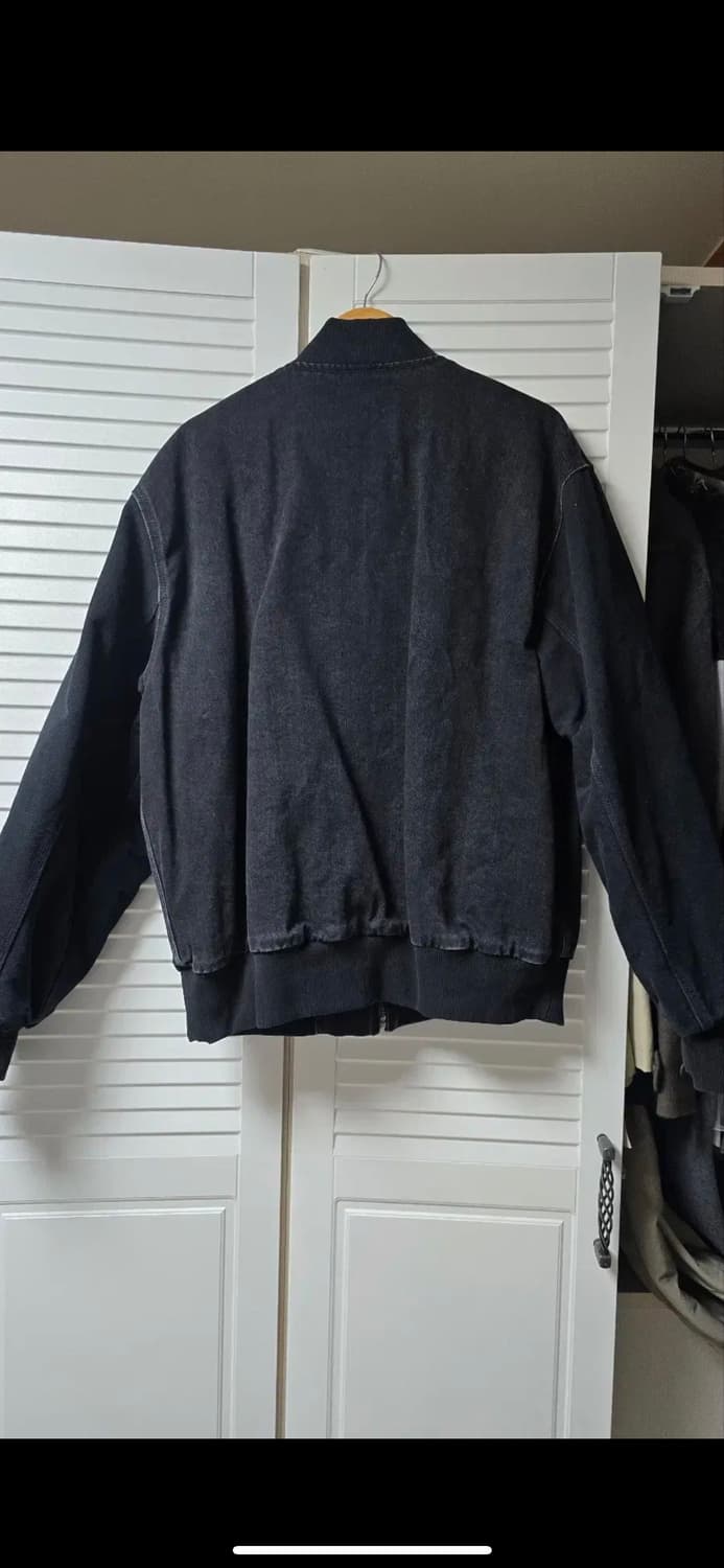 [XL] 칼하트 WIP 코튼 메이틀랜드 데님 팍손 봄버 블랙 상품이미지2