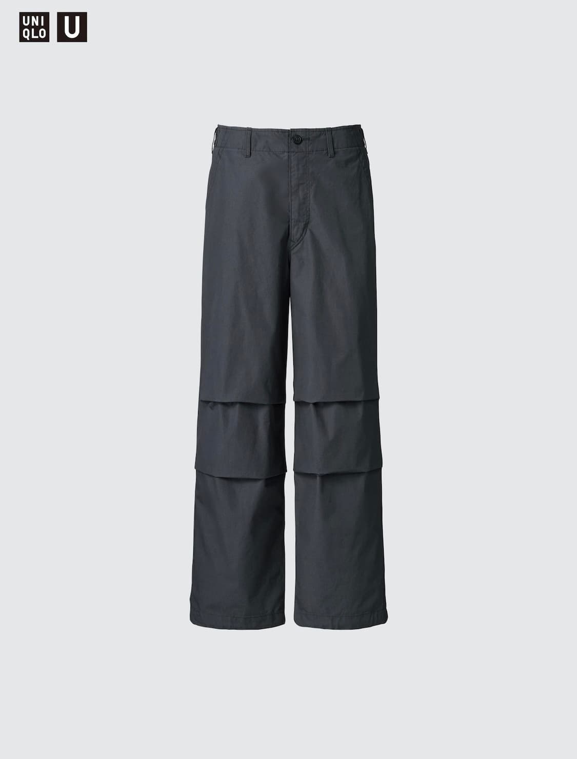 [85] 유니클로U 와이드핏 파라슈트 팬츠 다크그레이 상품이미지1