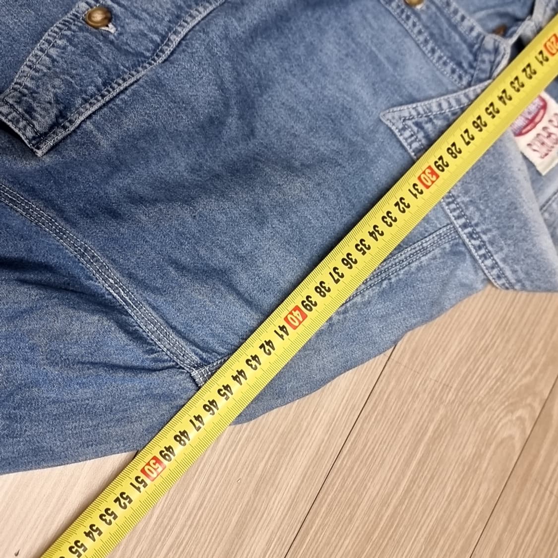 90s DFS SPORTS 데님 셔츠 남방 상품이미지6