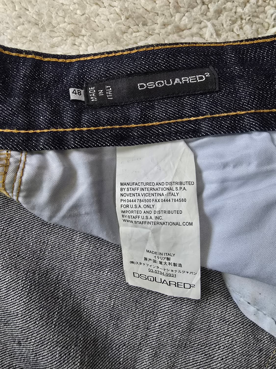 디스퀘어드2 청바지 데미지 슬림핏 48 상품이미지5