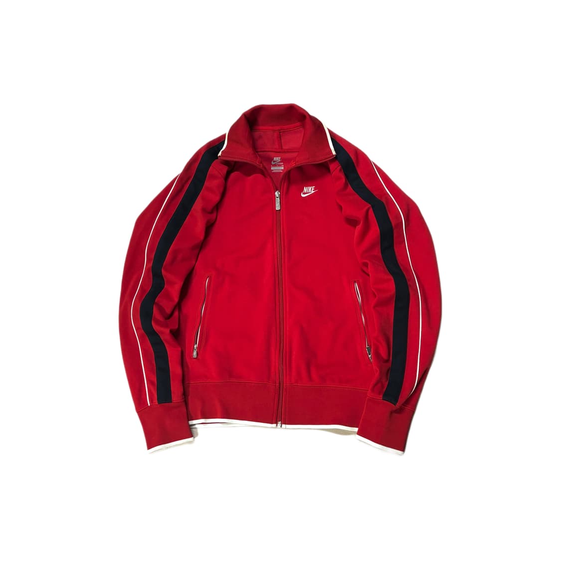 나이키 빨강 레드 져지 스포티 트랙탑 상품이미지1