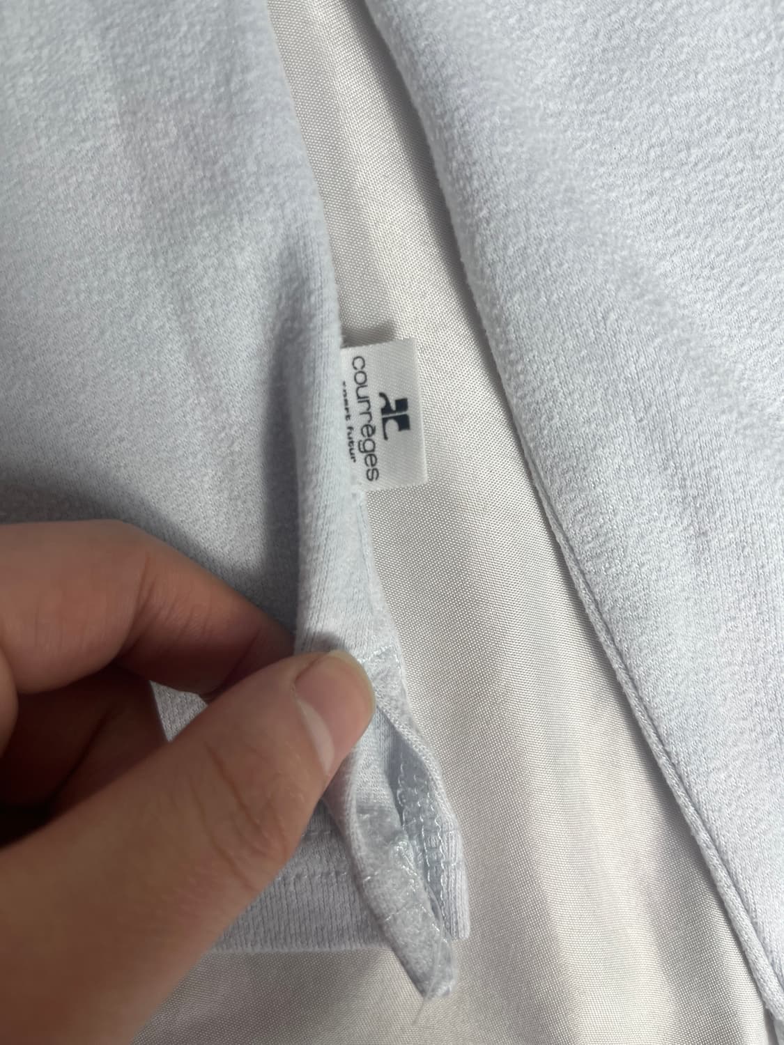 꾸레쥬 courreges  반폴라 티셔츠 상품이미지4