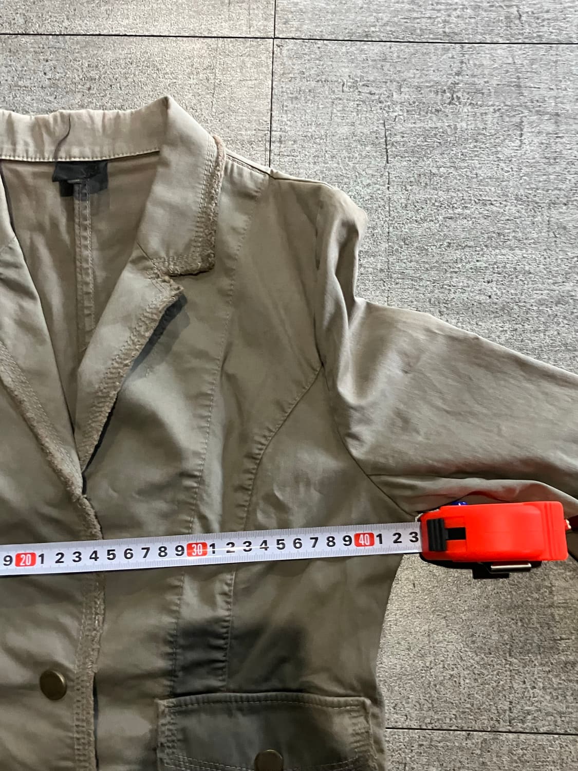 일본빈티지 Vigny 달천깔페어리 할메카지 보헤미안 러플데님자켓 상품이미지2