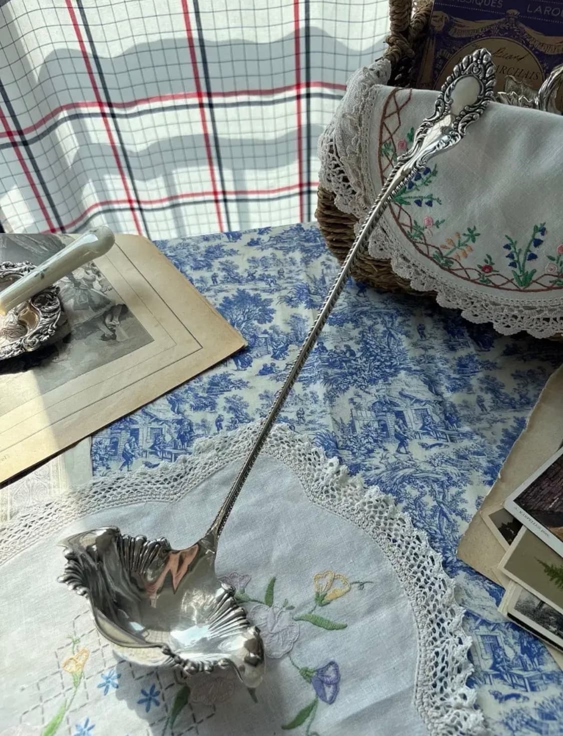 [초레어]미국 빈티지 Rogers 실버플레이트 라지사이즈 레이들 상품이미지1