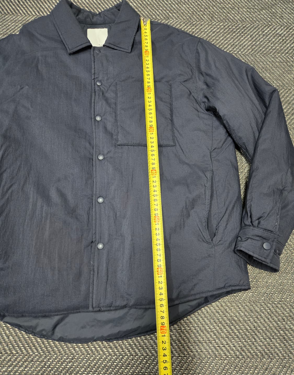 247 시리즈 프리마로프트 셔츠 점퍼 네이비 솜누비 자켓 상품이미지9