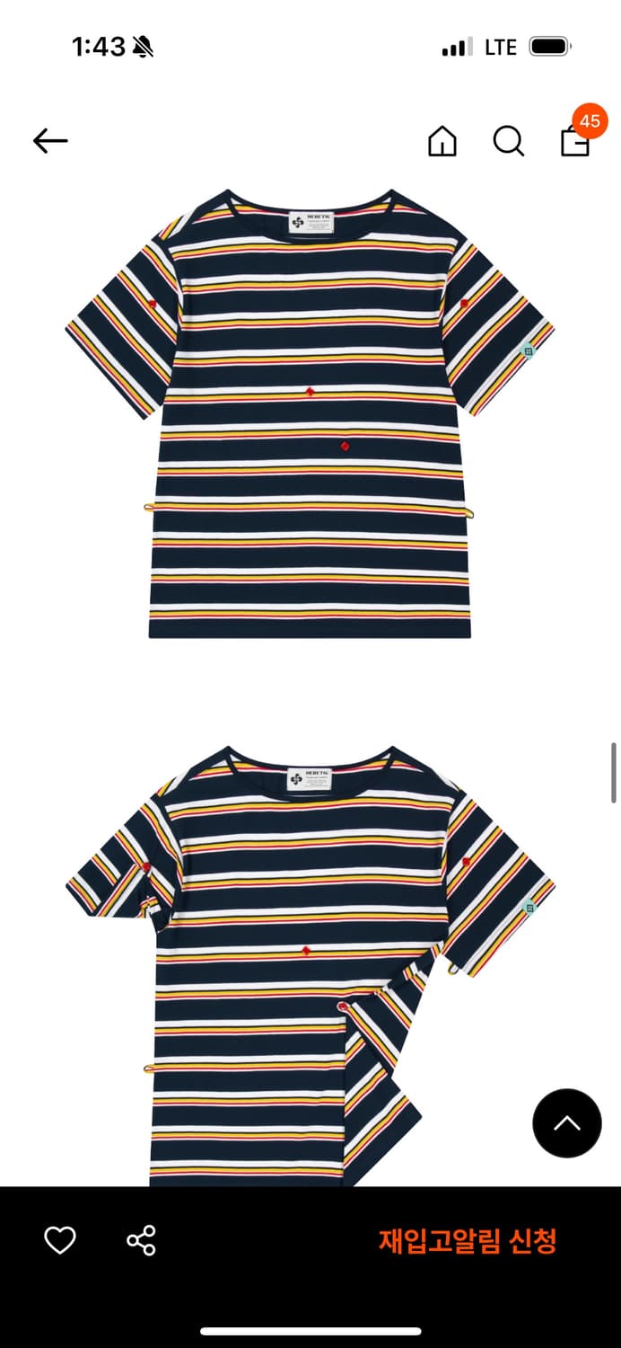 헤레틱 버튼 티셔츠  상품이미지2