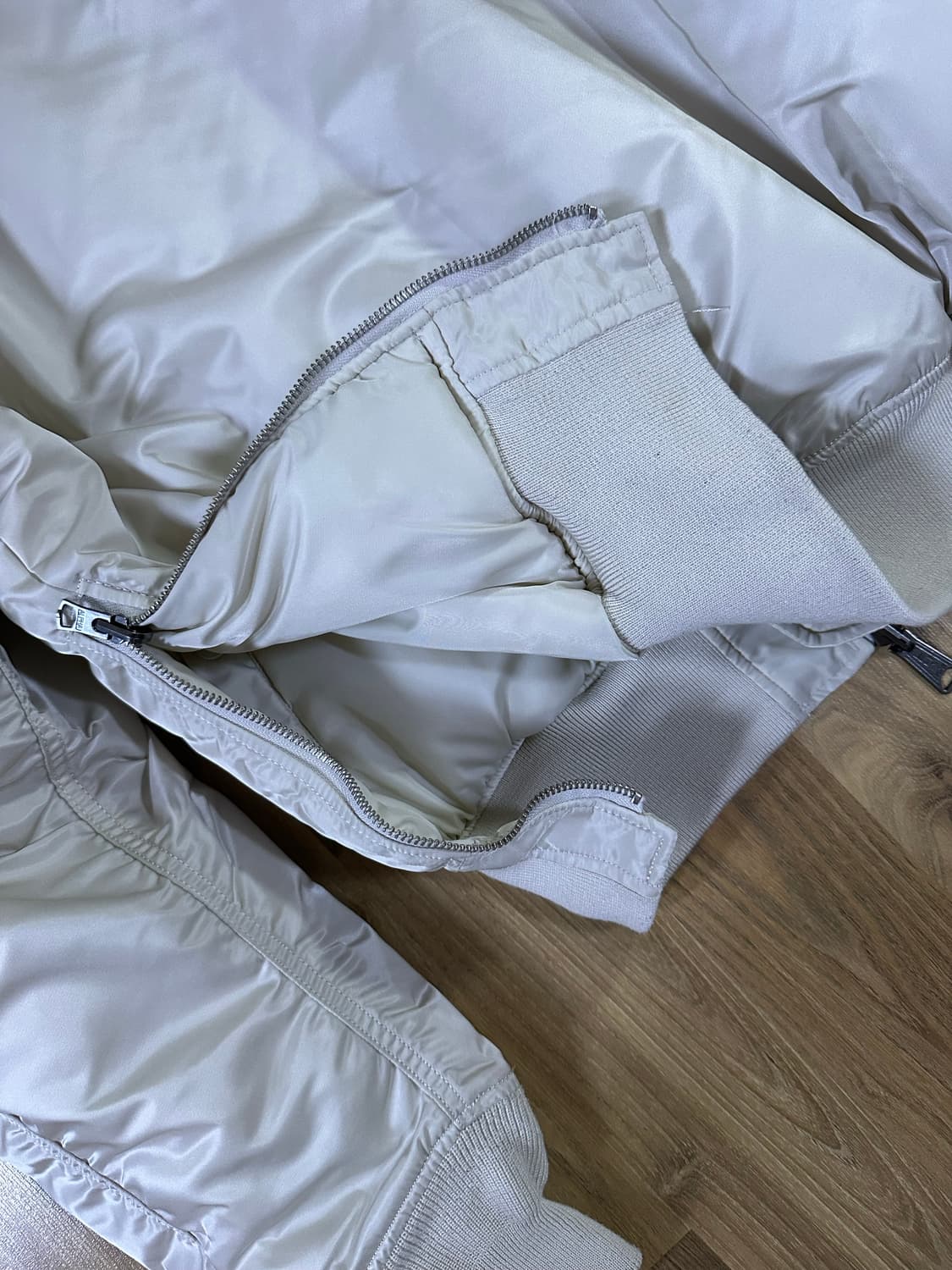 알파인더스트리 MA-1 루즈핏 라글란 사이드짚(M) 상품이미지6