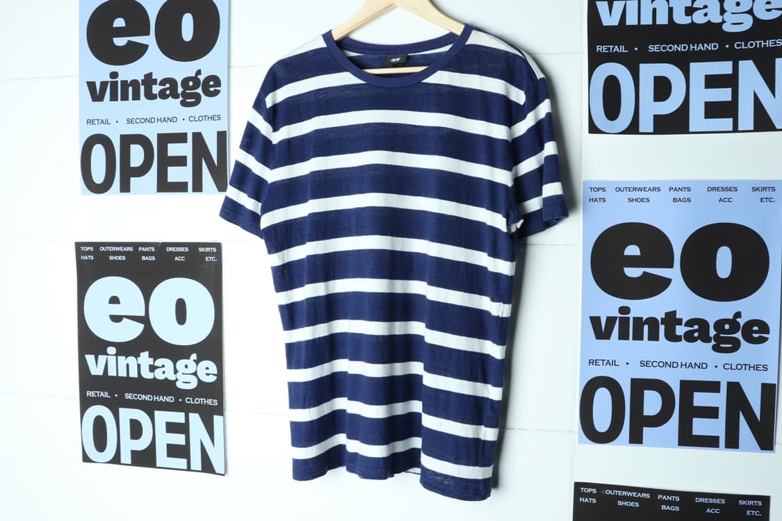 (L-XL) 에이치앤엠 반팔 티셔츠 단가라 시원 시티보이-H31908 상품이미지2