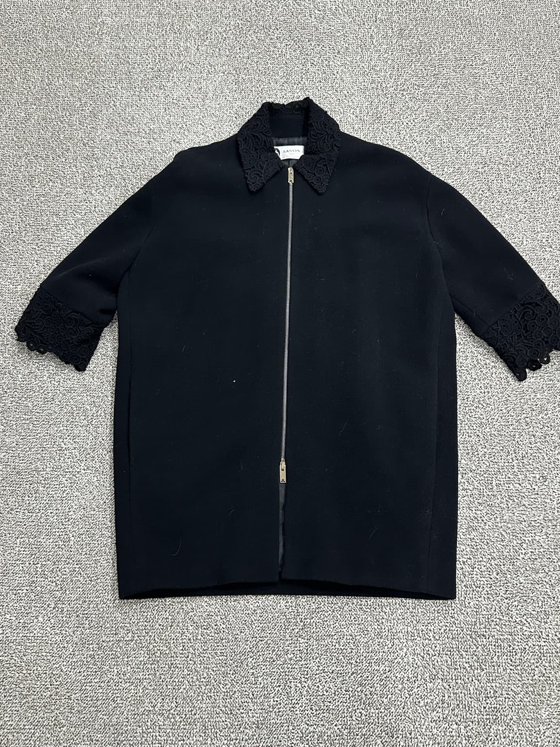 랑방 컬렉션 울 레이스 코트 상품이미지1