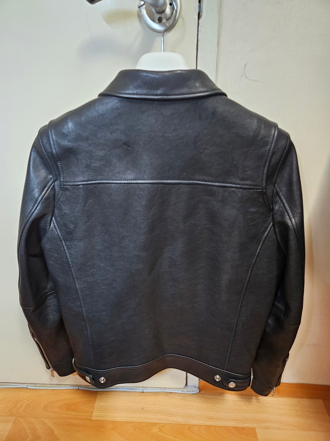 44) 느와르 라르메스 STANDARD JK#8 싱글라이더 블루종 가죽 상품이미지2