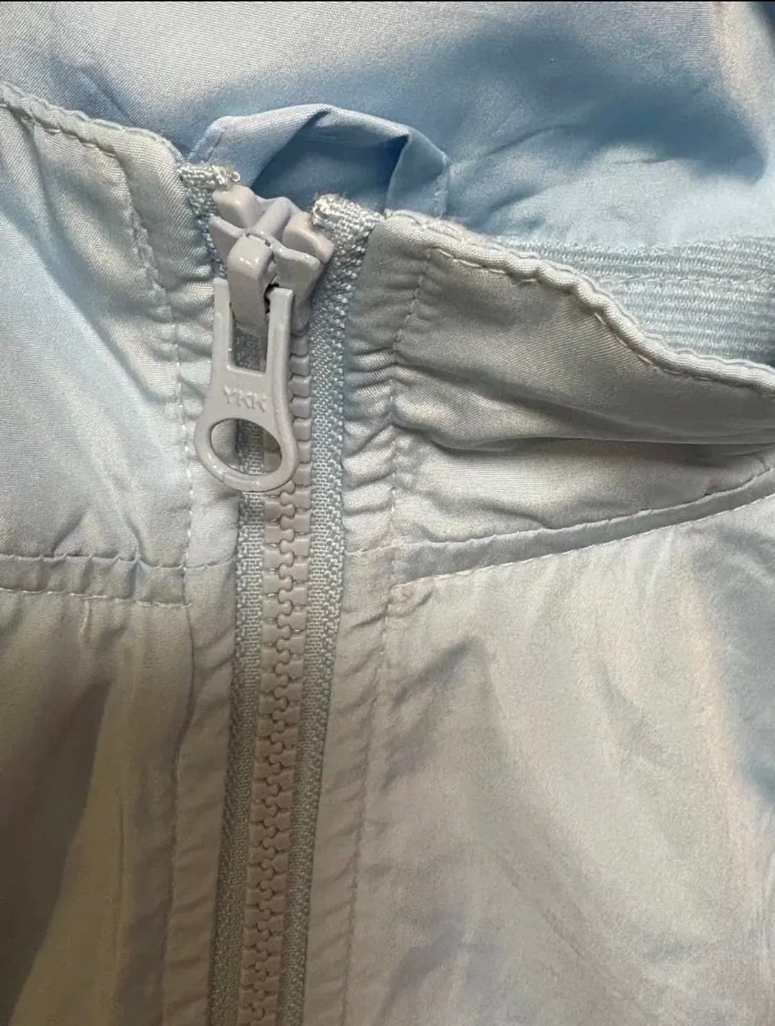 히메갸루 하늘색 바람막이 져지 y2k 소다맛 모리걸 후드집업 아노깔 상품이미지5