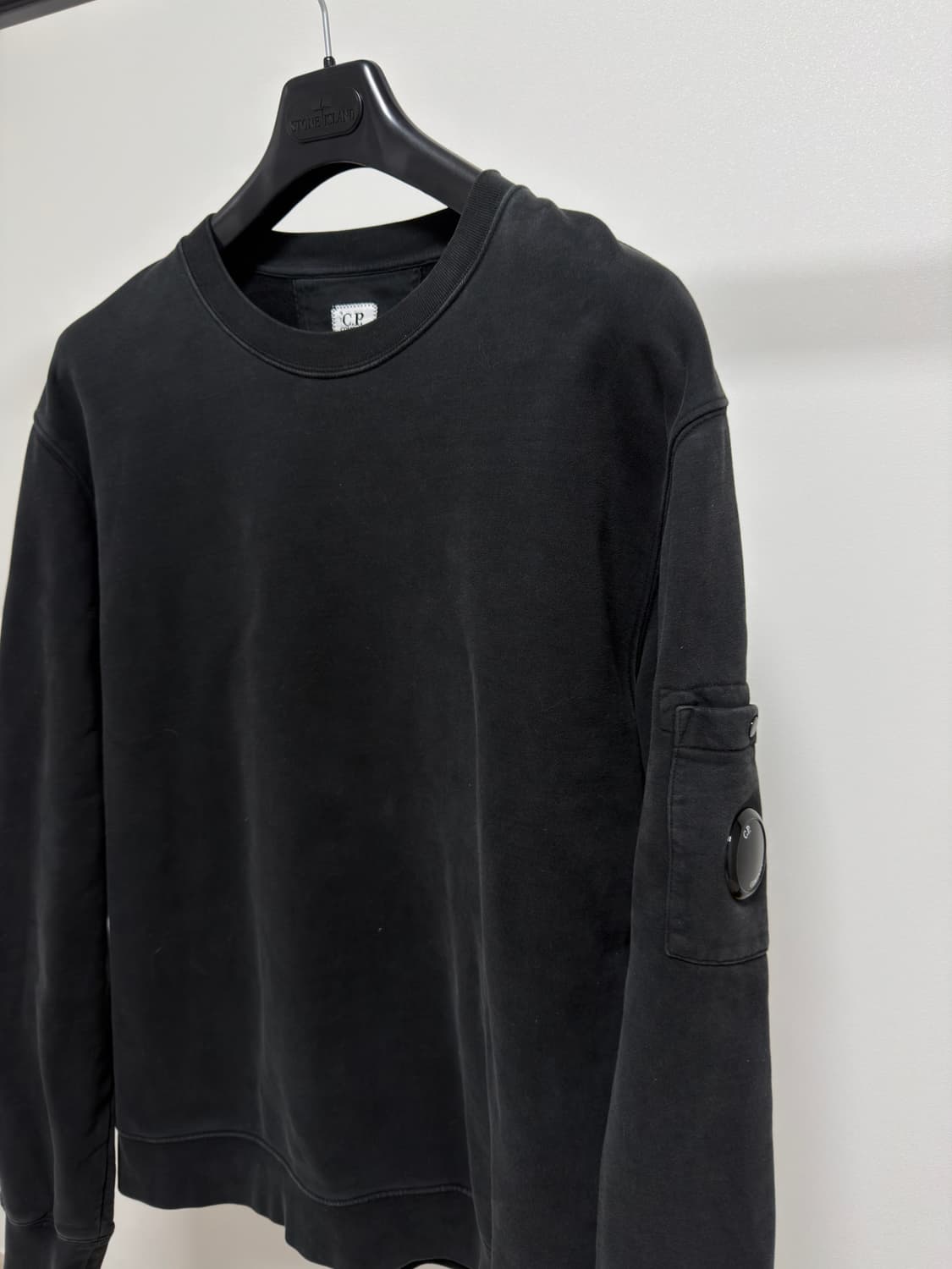 [XXL] CP컴퍼니 가먼트 브러쉬드 워싱 맨투맨 상품이미지2