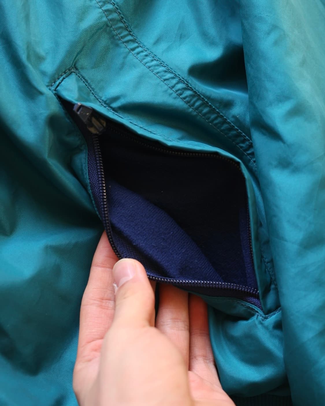 파타고니아 90s 쉘드 신칠라 자켓 딥 틸 S 상품이미지5