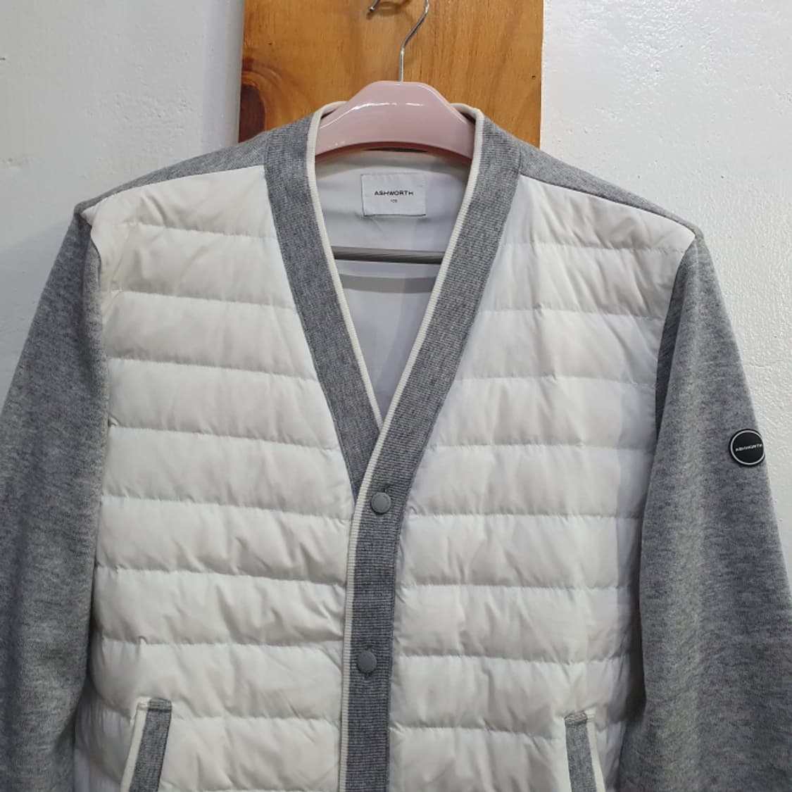 애시워스 구스다운 골프패딩 방풍니트자켓(105) 상품이미지3