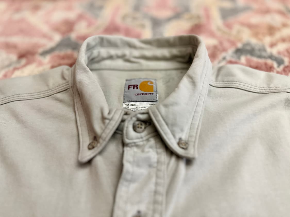 [칼하트x테슬라] ‘19 팩토리 엔지니어 지급용 FR 워크 셔츠 (L) 상품이미지4