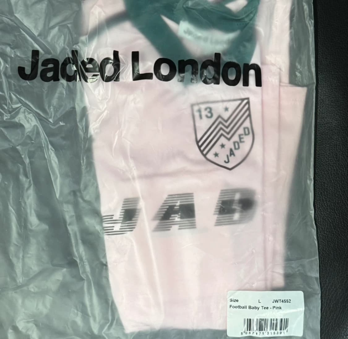 [새상품] 제이디드런던 풋볼 베이비티 핑크 상품이미지2