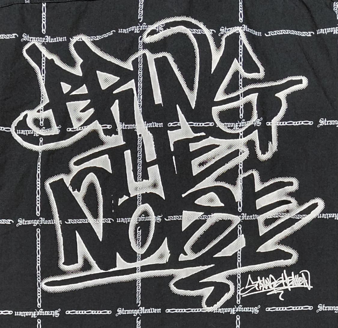 [S/150] Strange Heaven 그래피티 백로고 체크 반팔 상품이미지10