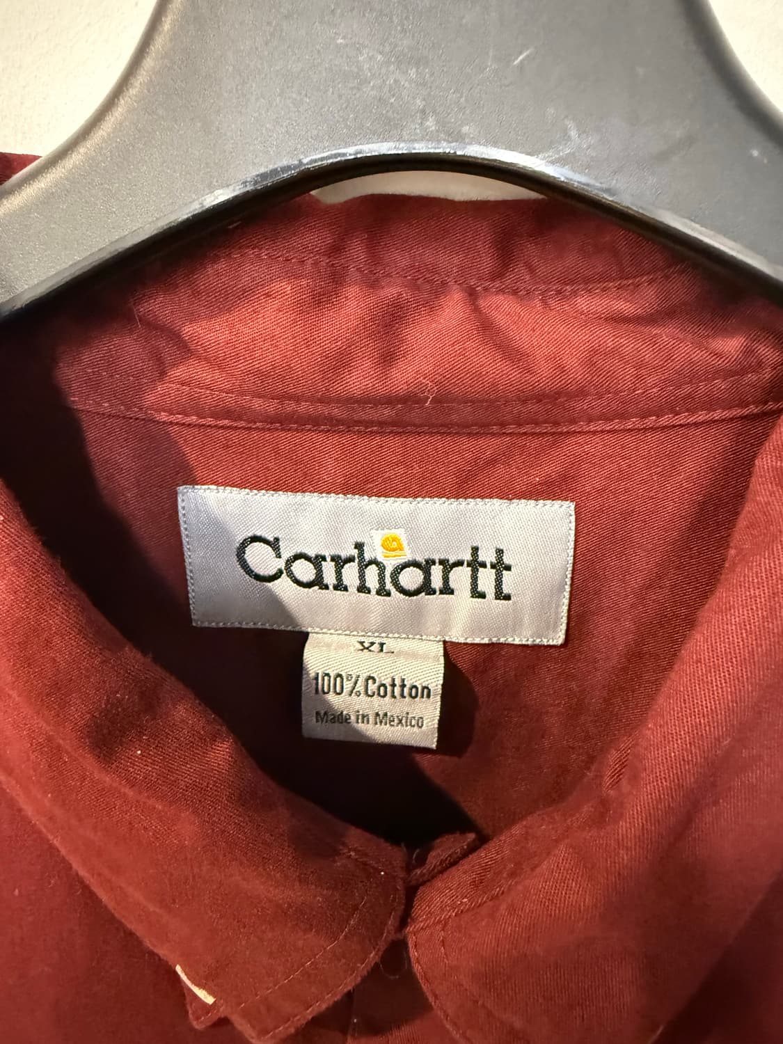 칼하트 버건디 긴팔셔츠 상품이미지3