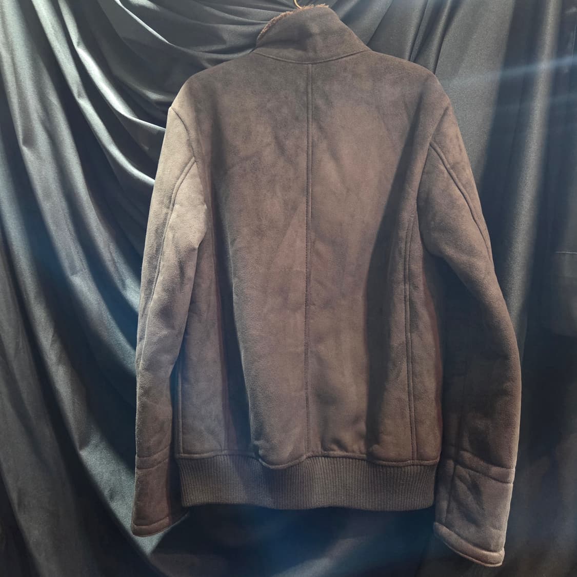 자라 맨 스웨이드 빈티지 봄버 자켓 상품이미지5