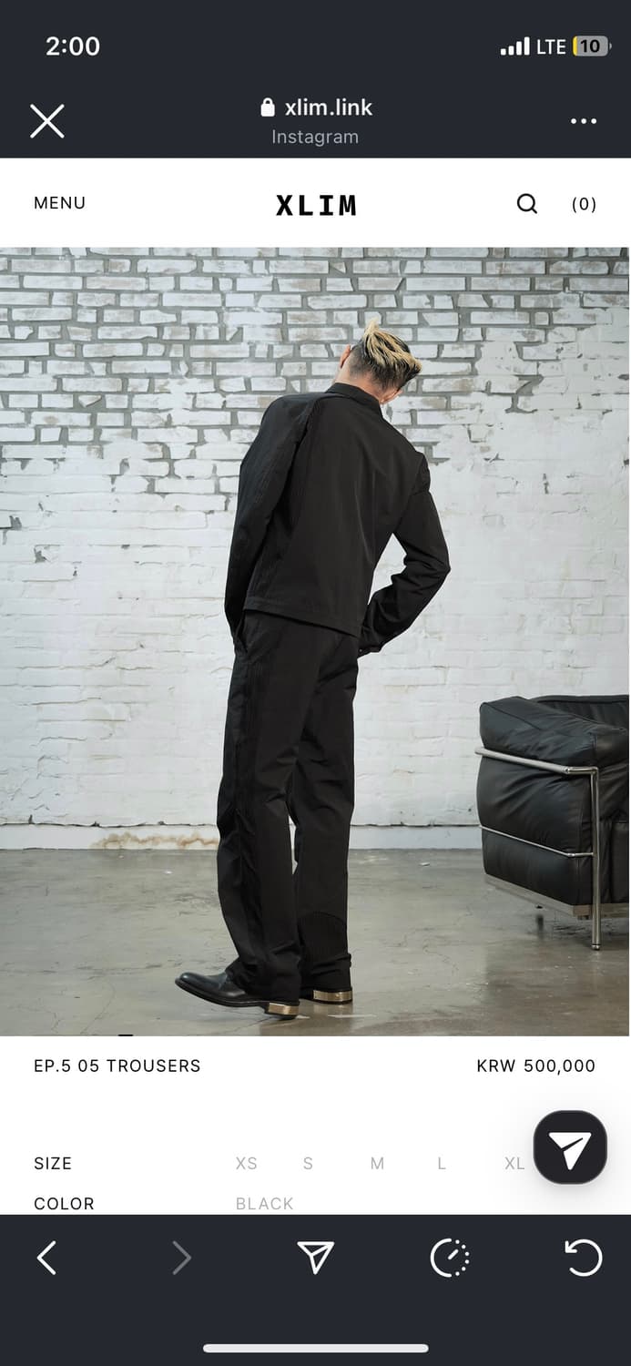 엑슬림 EP.5 05 트라우저 팬츠 상품이미지8