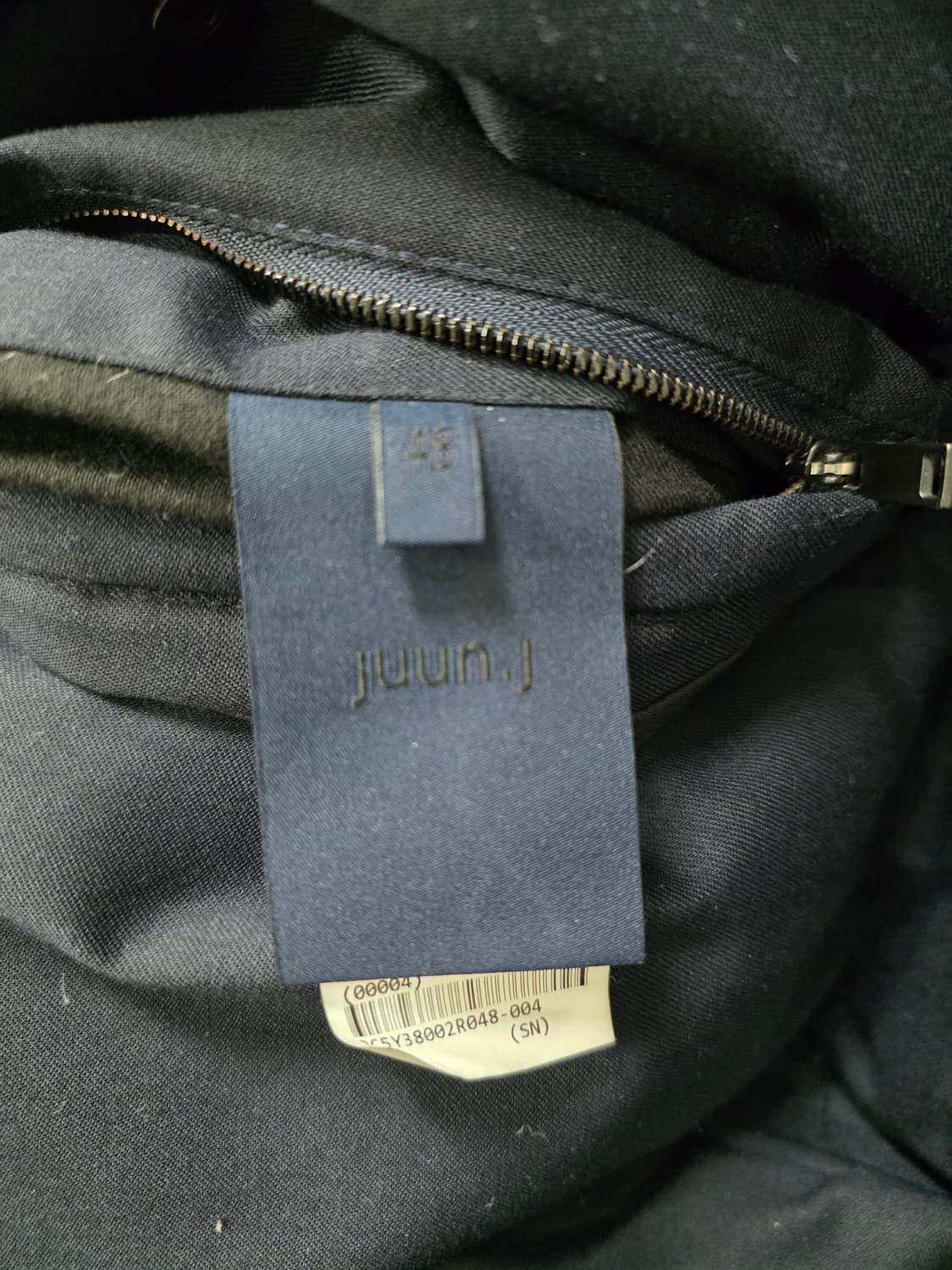 준지 천연양가죽 롱 구스다운 패딩 2웨이지퍼  48 (정가239만) 상품이미지9